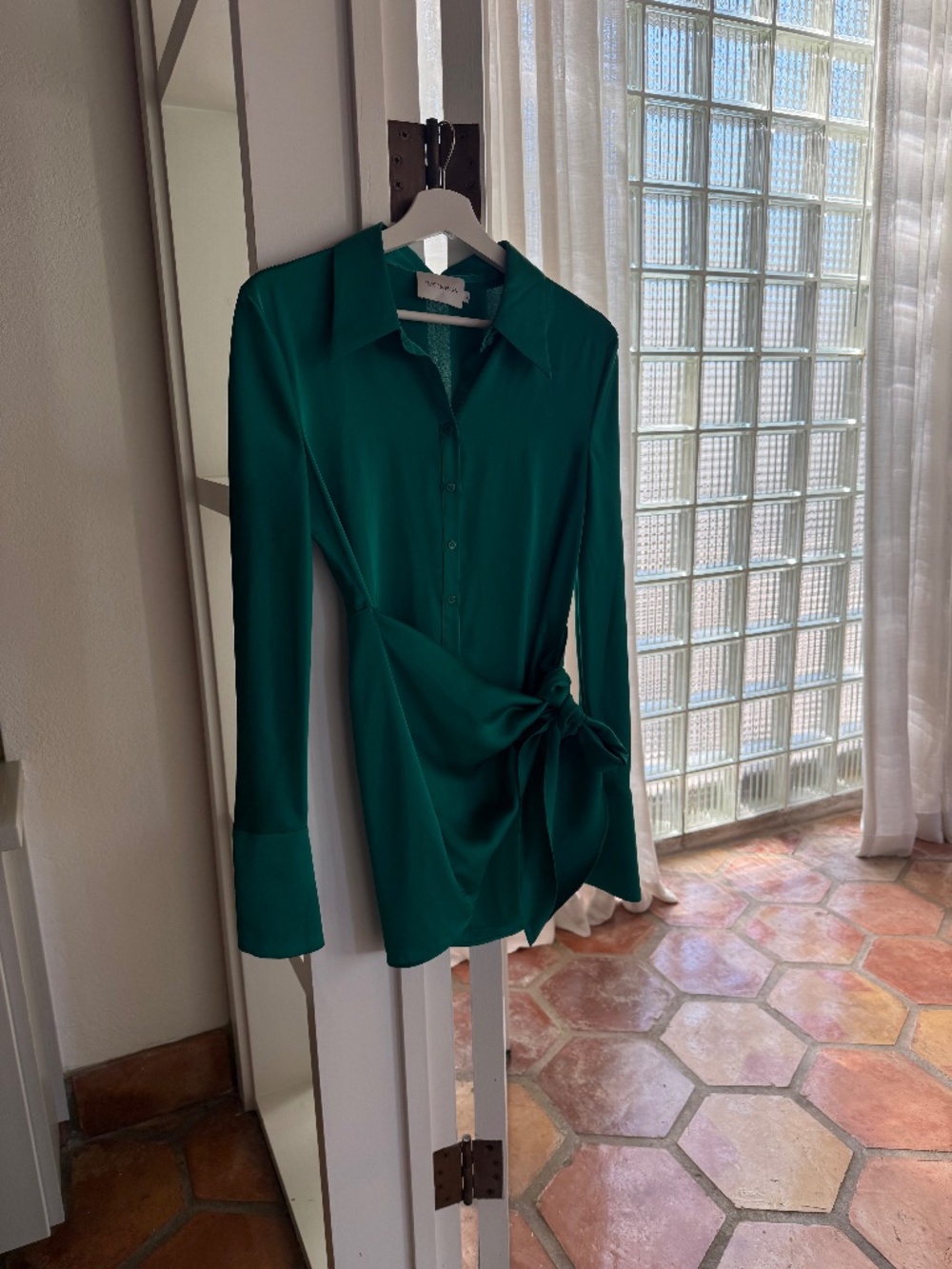 RAT & BOA emerald green blouse